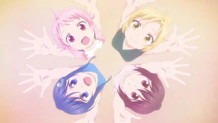 Tatejima Kotetsu Sawatari Uki Hatoya Kohane Arima Hizume Anime Anima Yell! HD Desktop Wallpaper | Background Image