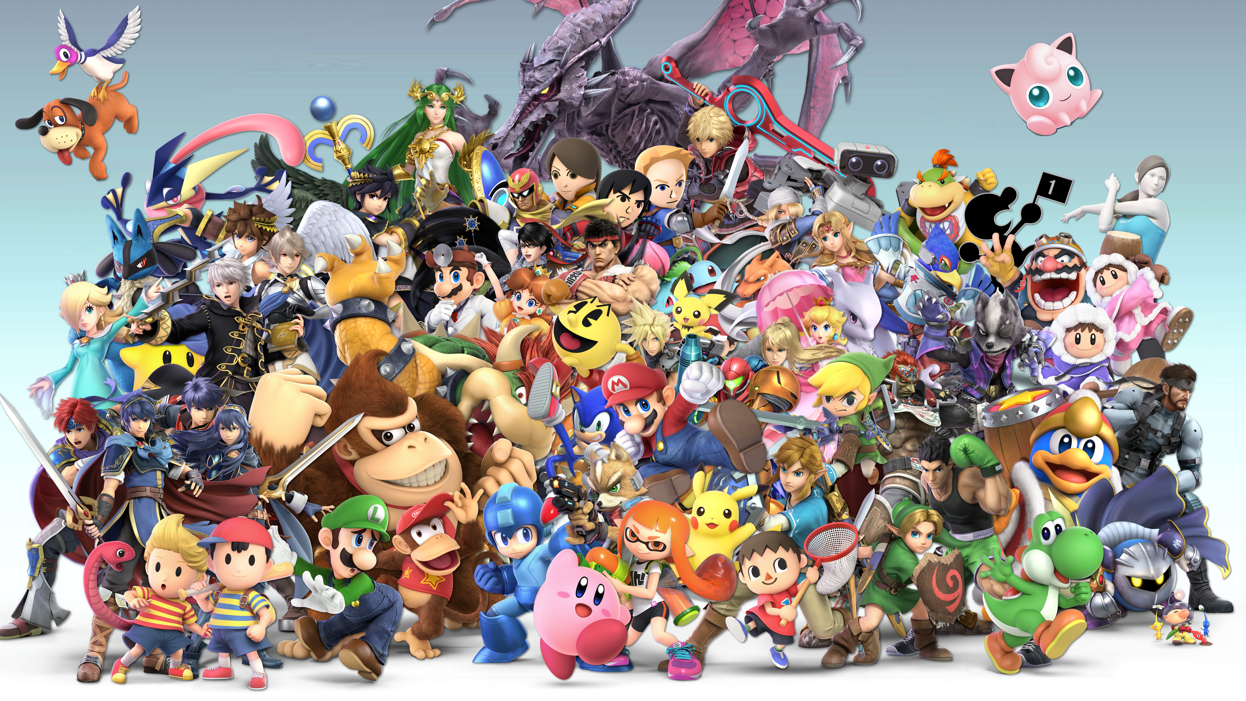 Papel de Parede Jogo Super Smash Bros ultimate!!