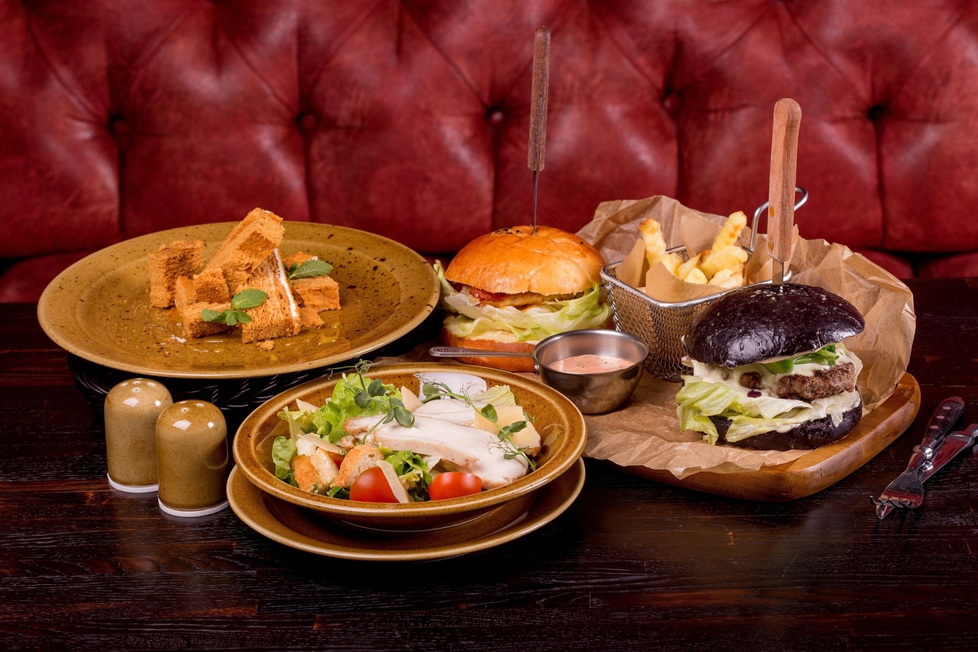 Download Still Life Food Burger HD Wallpaper