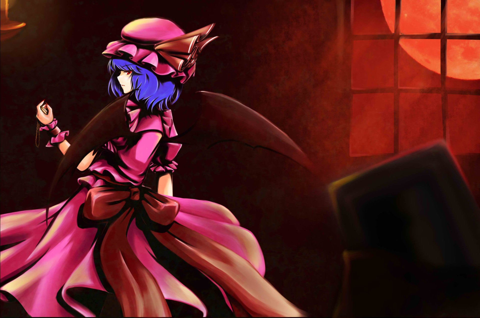 Download Remilia Scarlet Anime Touhou HD Wallpaper by valkyrierei