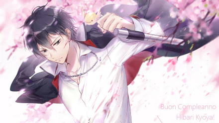 Kyoya Hibari Anime Katekyō Hitman Reborn! HD Desktop Wallpaper | Background Image