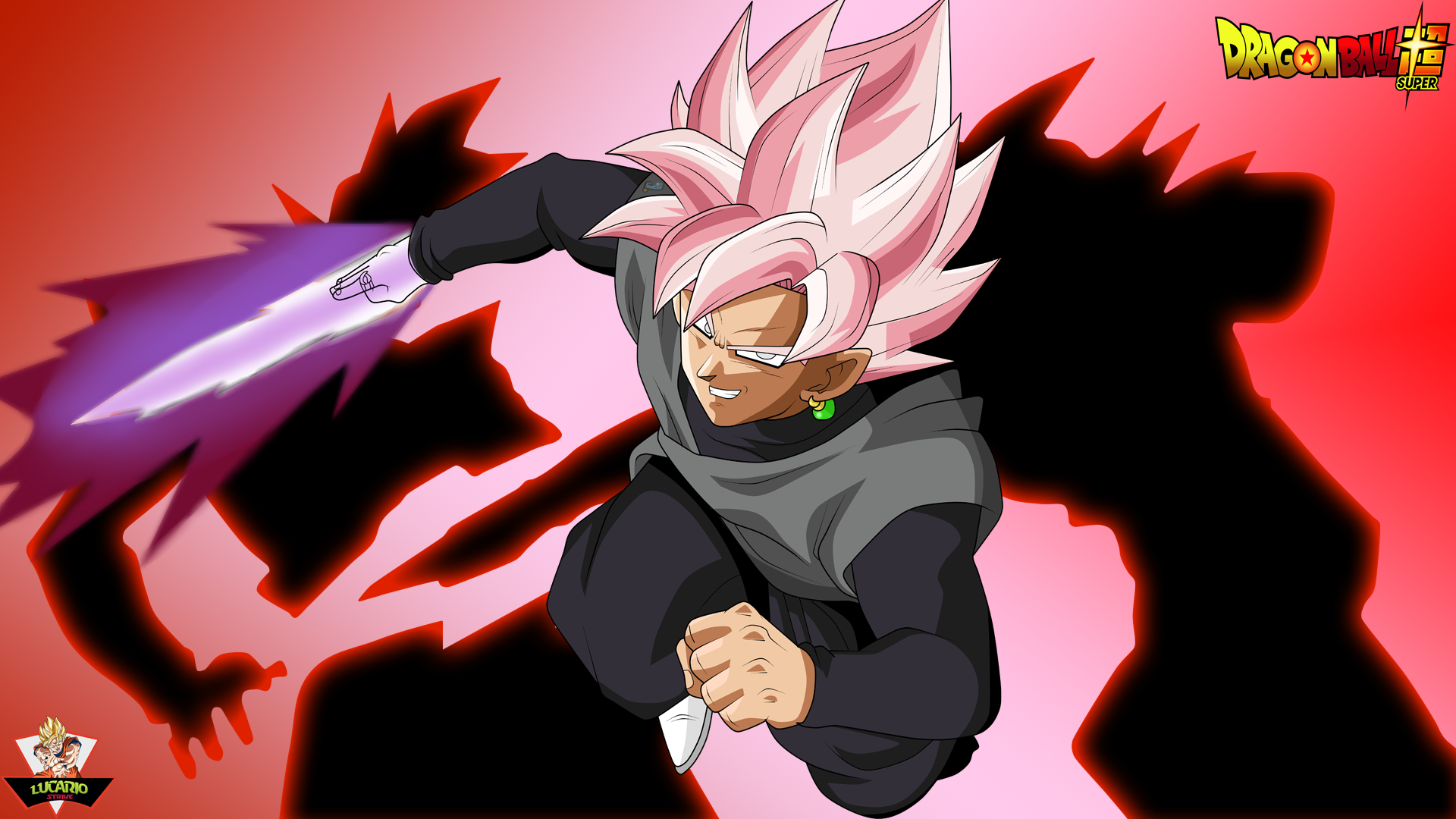 Download Anime Dragon Ball Super Super Saiyan Rosé Black Goku HD Wallpaper by lucario-strike