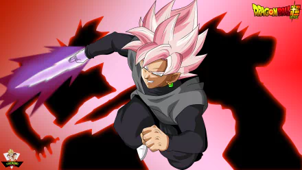 Anime Dragon Ball Super Super Saiyan Rosé Black Goku HD Desktop Wallpaper | Background Image