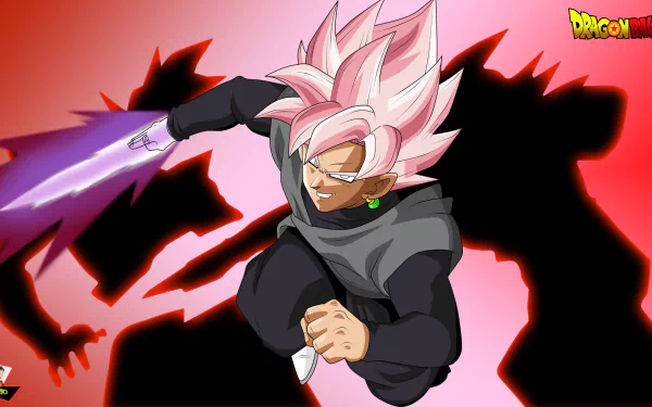 Anime Dragon Ball Super Super Saiyan Rosé Black Goku HD Desktop Wallpaper | Background Image