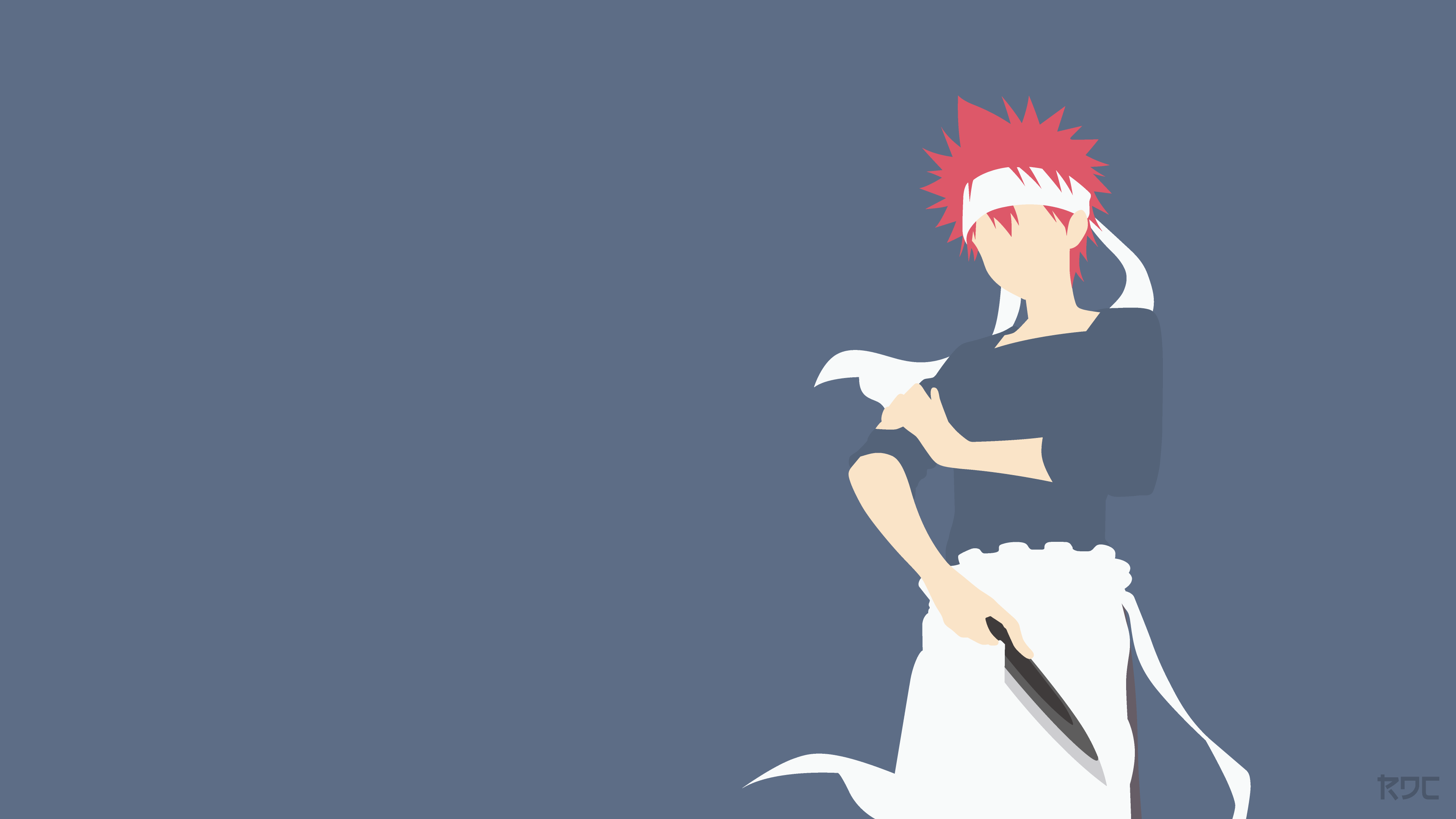 Food Wars wallpaper, Shokugeki no Soma, Minimalist, Sōma Yukihira