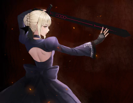 Saber Alter Anime Fate/stay Night Movie: Heaven's Feel HD Desktop Wallpaper | Background Image