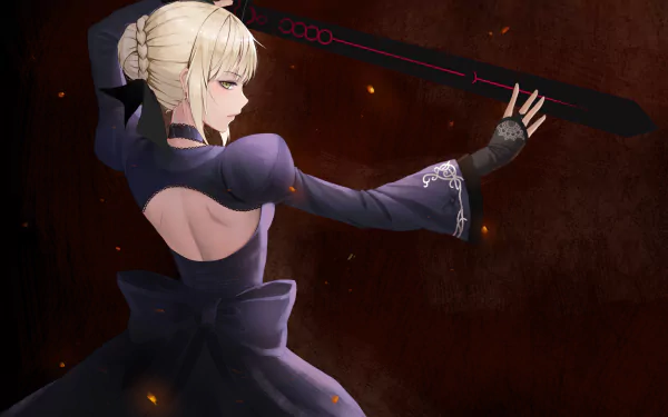 Saber Alter Anime Fate/stay Night Movie: Heaven's Feel HD Desktop Wallpaper | Background Image