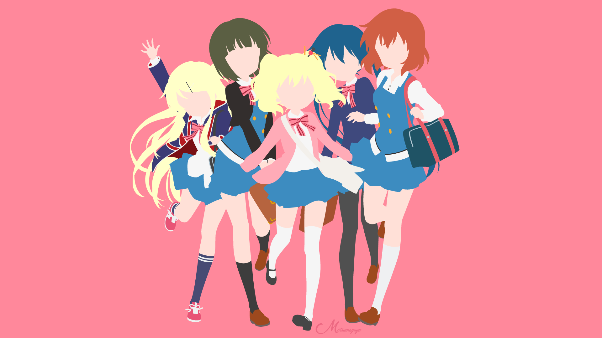 Anime KINMOZA! HD Wallpaper | Background Image