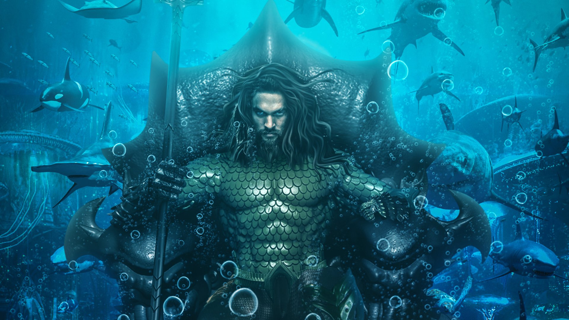 Aquaman HD Wallpaper | Background Image | 2560x1440