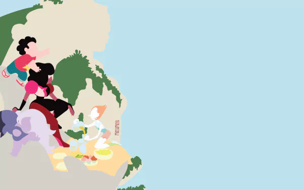 Pearl (Steven Universe) Amethyst (Steven Universe) Garnet (Steven Universe) Steven (Steven Universe) TV Show Steven Universe HD Desktop Wallpaper | Background Image