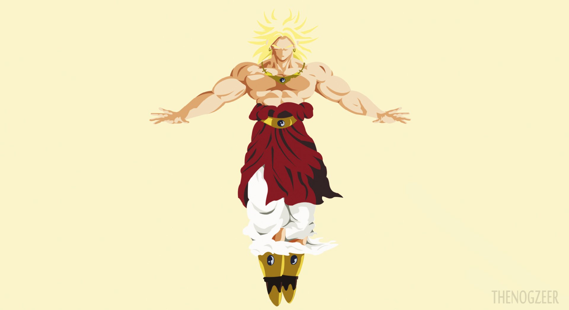 Download Broly (Dragon Ball) Anime Dragon Ball Z HD Wallpaper by MinimalistWallpaper