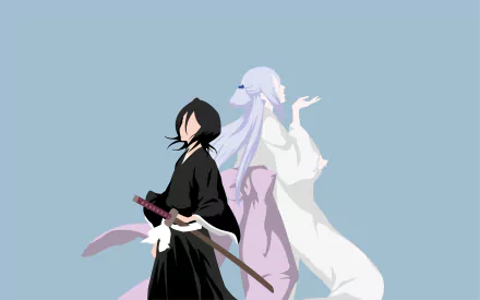 Sode no Shirayuki Rukia Kuchiki Anime Bleach HD Desktop Wallpaper | Background Image