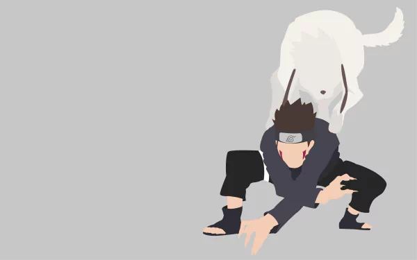 Akamaru (Naruto) Kiba Inuzuka Anime Naruto HD Desktop Wallpaper | Background Image