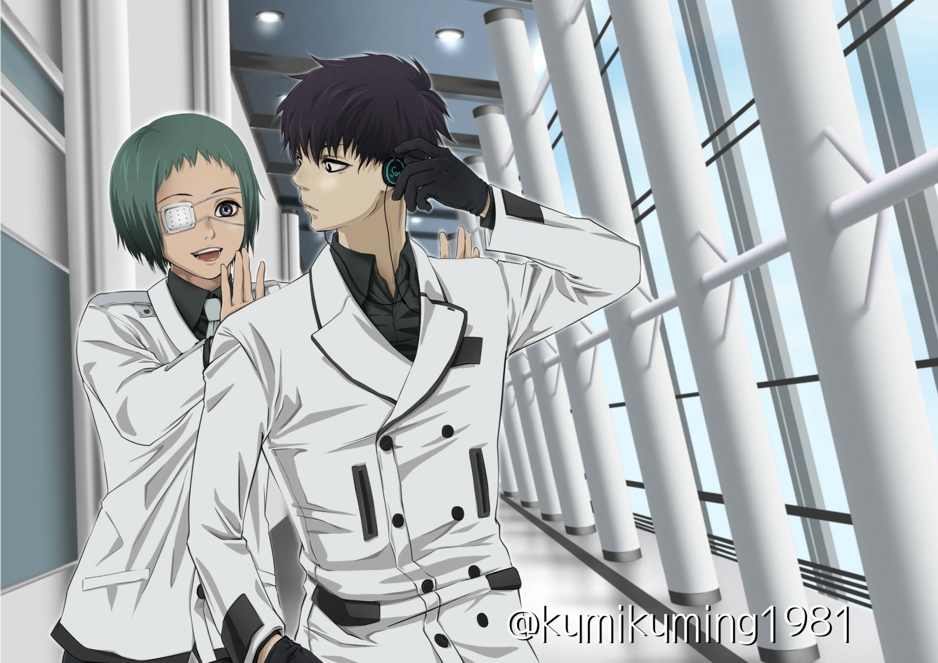 Download Kuki Urie Tooru Mutsuki Anime Tokyo Ghoul:re HD Wallpaper by くみち