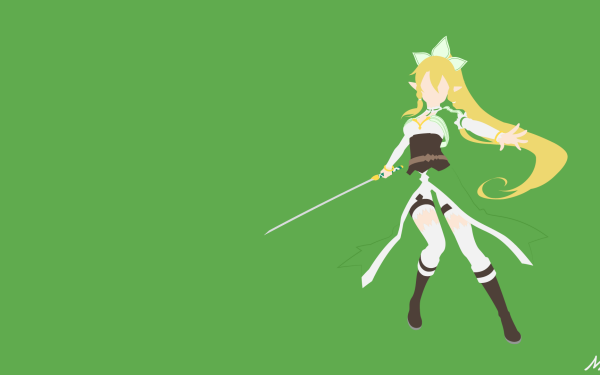 160 Leafa Sword Art Online 高清壁纸 桌面背景