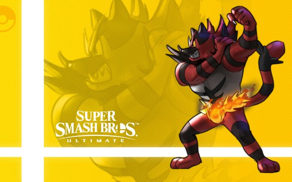 Video Game Super Smash Bros. Ultimate Super Smash Bros. Incineroar HD Wallpaper | Background Image