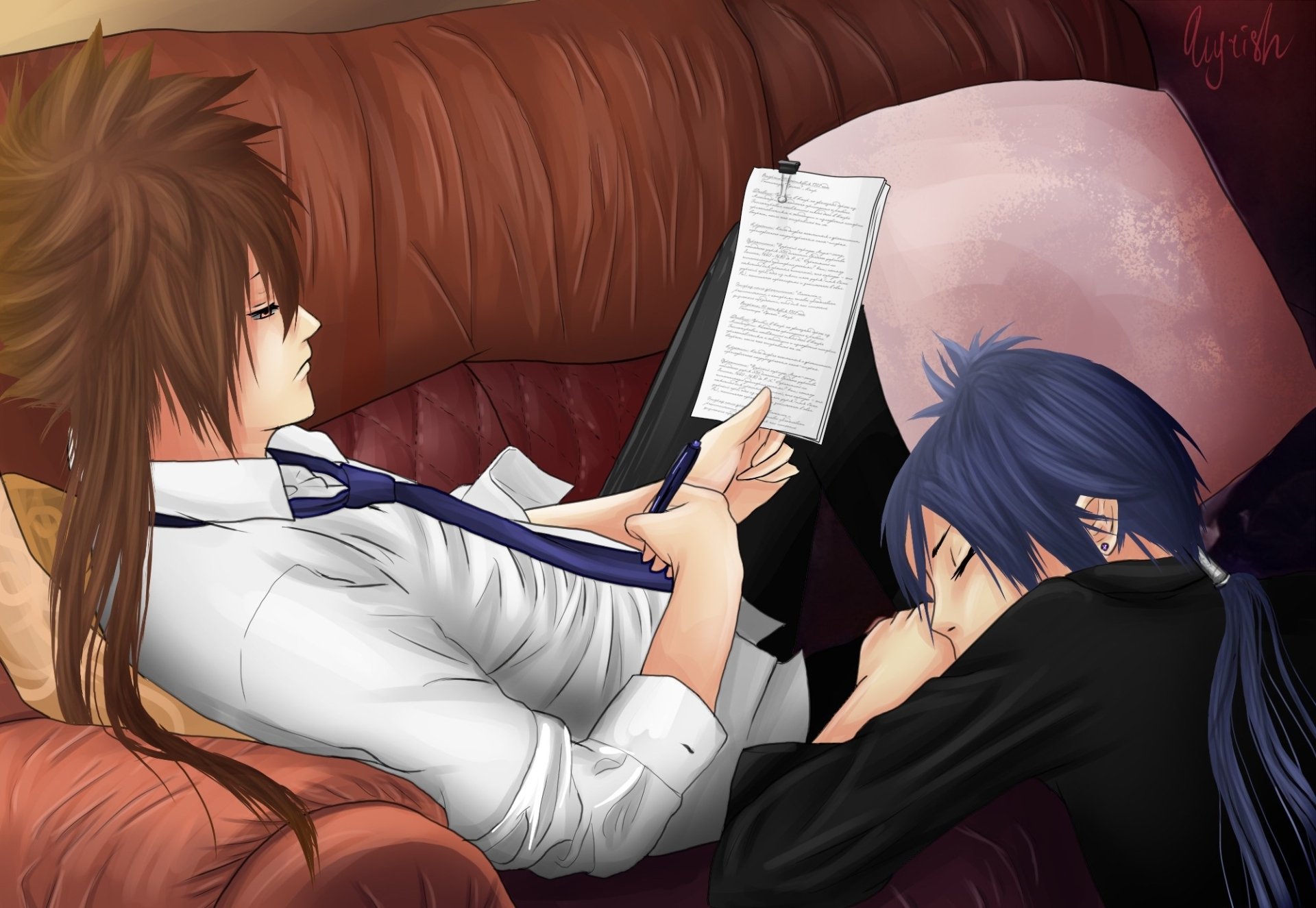 Download Tsunayoshi Sawada Mukuro Rokudo Anime Katekyō Hitman Reborn! HD Wallpaper