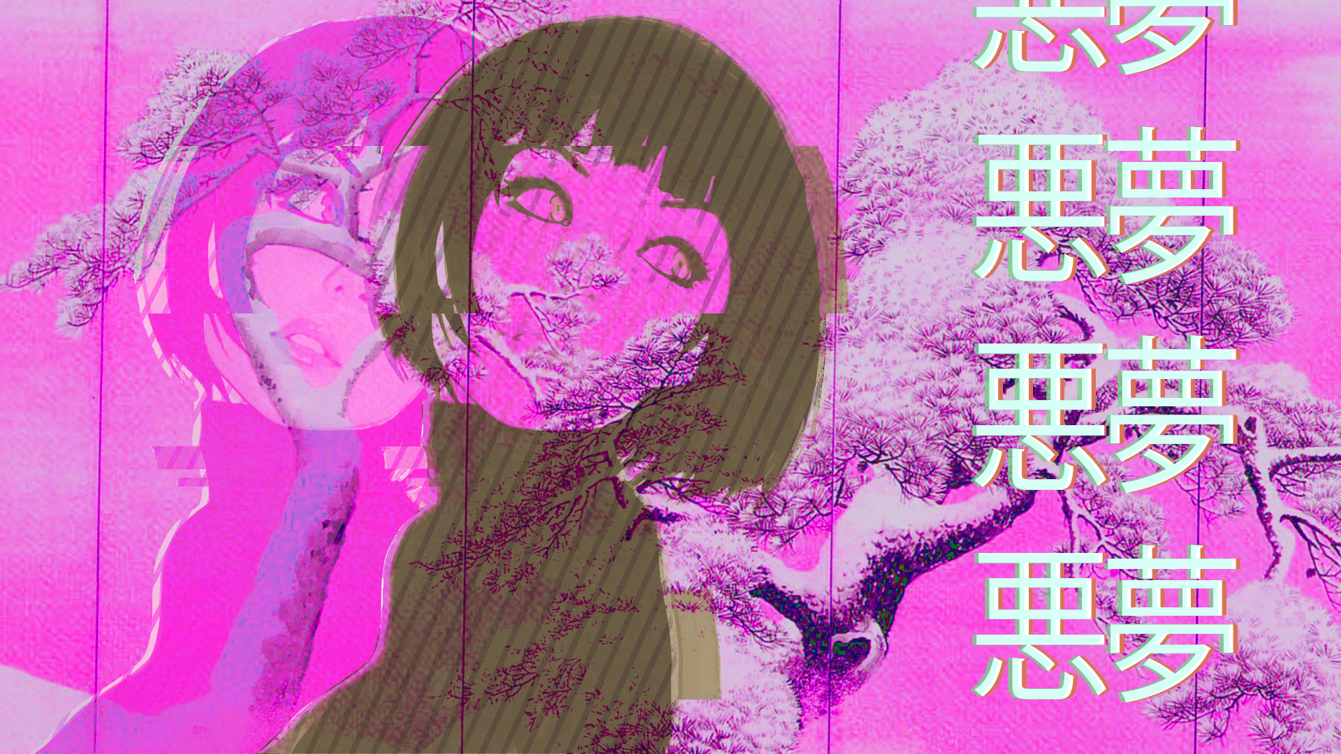 Some Anime Vaporwave Wallpapers - wallpaper post - Imgur