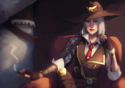 Ashe (Overwatch) video game Overwatch HD Desktop Wallpaper | Background Image