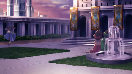 Anime building HD Desktop Wallpaper | Background Image