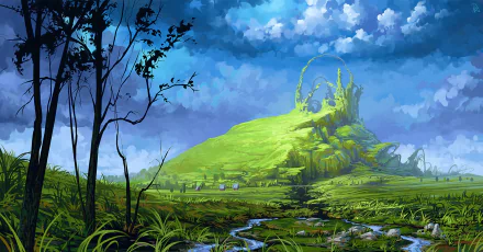 cloud fantasy landscape fantasy landscape HD Desktop Wallpaper | Background Image