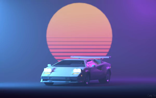 Lamborghini vehicle Lamborghini Countach HD Desktop Wallpaper | Background Image