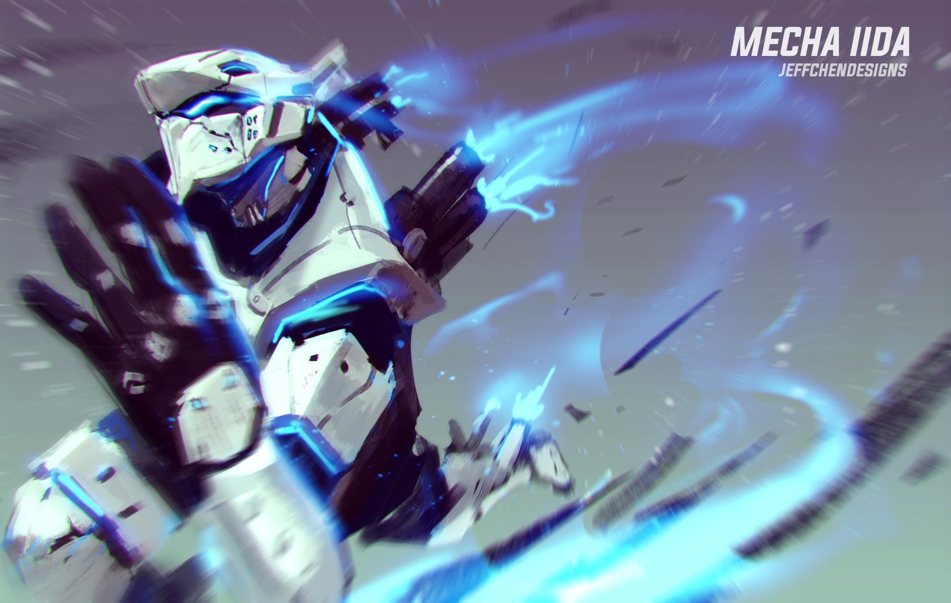 Mecha Iida - 4K Ultra HD Anime Wallpaper by Jeffrey Chen