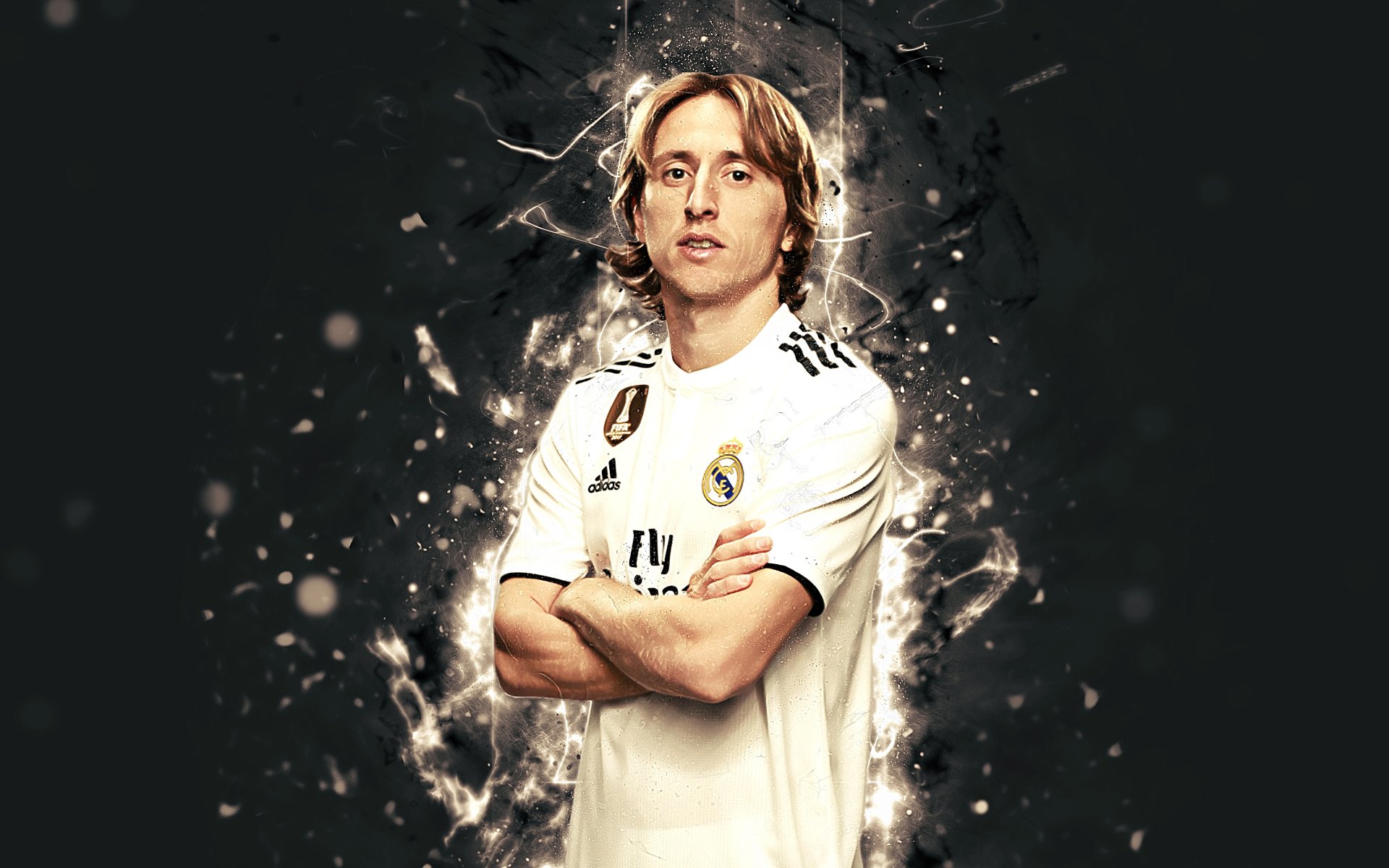 Download Real Madrid C.F. Croatian Soccer Luka Modric Sports  4k Ultra HD Wallpaper