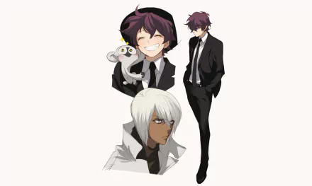 Zapp Renfro Sonic Speed Monkey Leonardo Watch Anime Blood Blockade Battlefront HD Desktop Wallpaper | Background Image