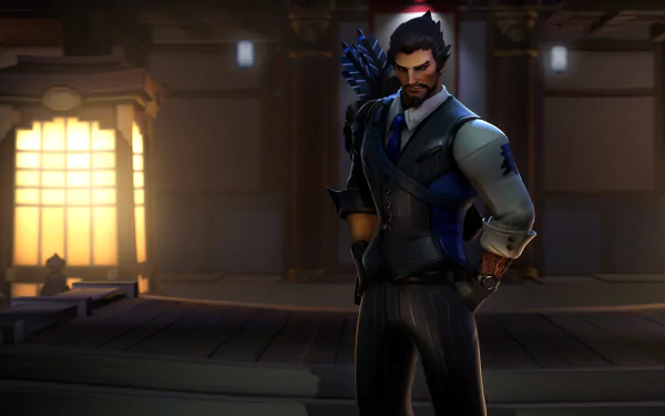 Hanzo (Overwatch) video game Overwatch HD Desktop Wallpaper | Background Image