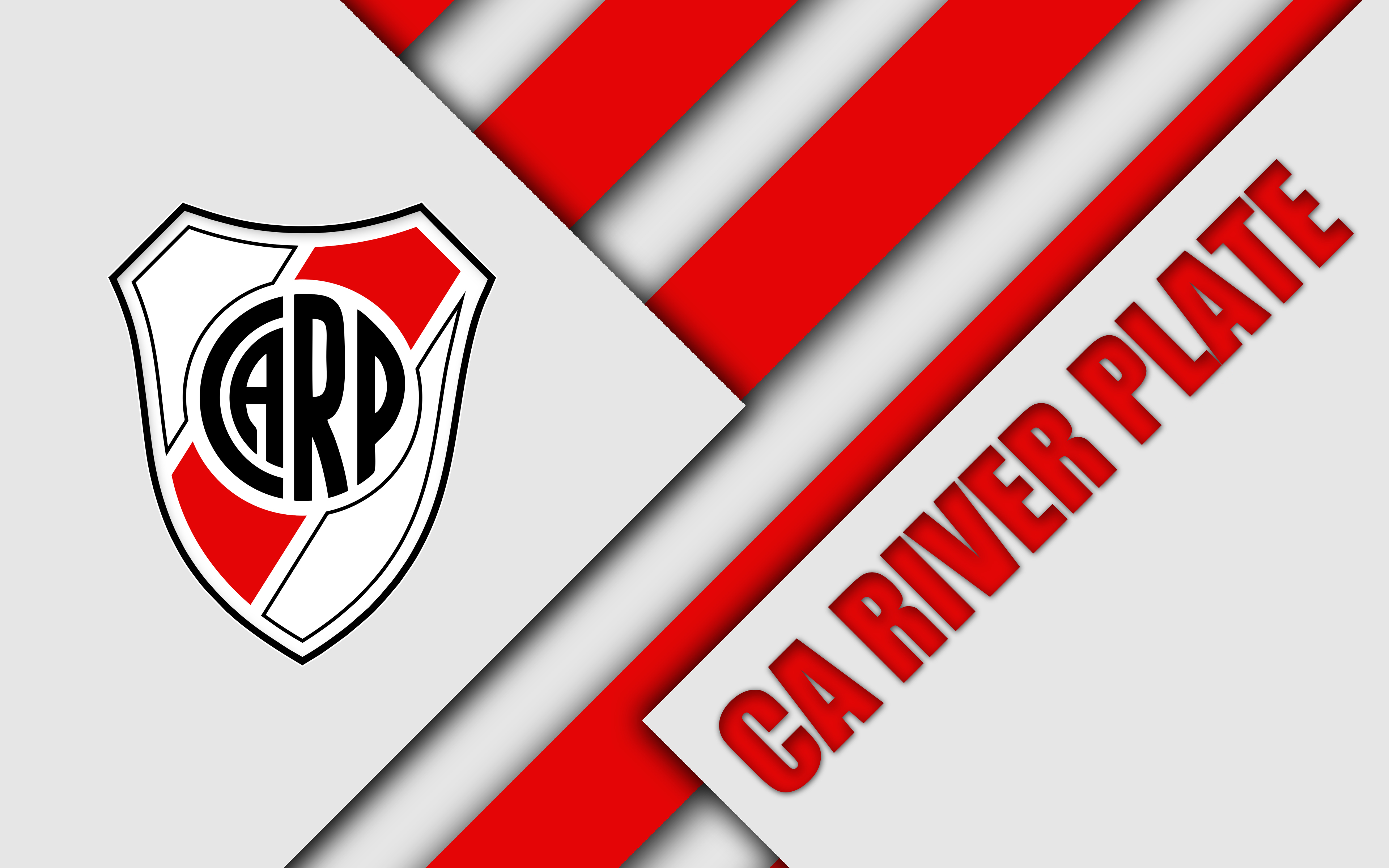 River Plate Logo 4k Ultra Hd Wallpaper Background Image 3840x2400 Id 971933 Wallpaper Abyss