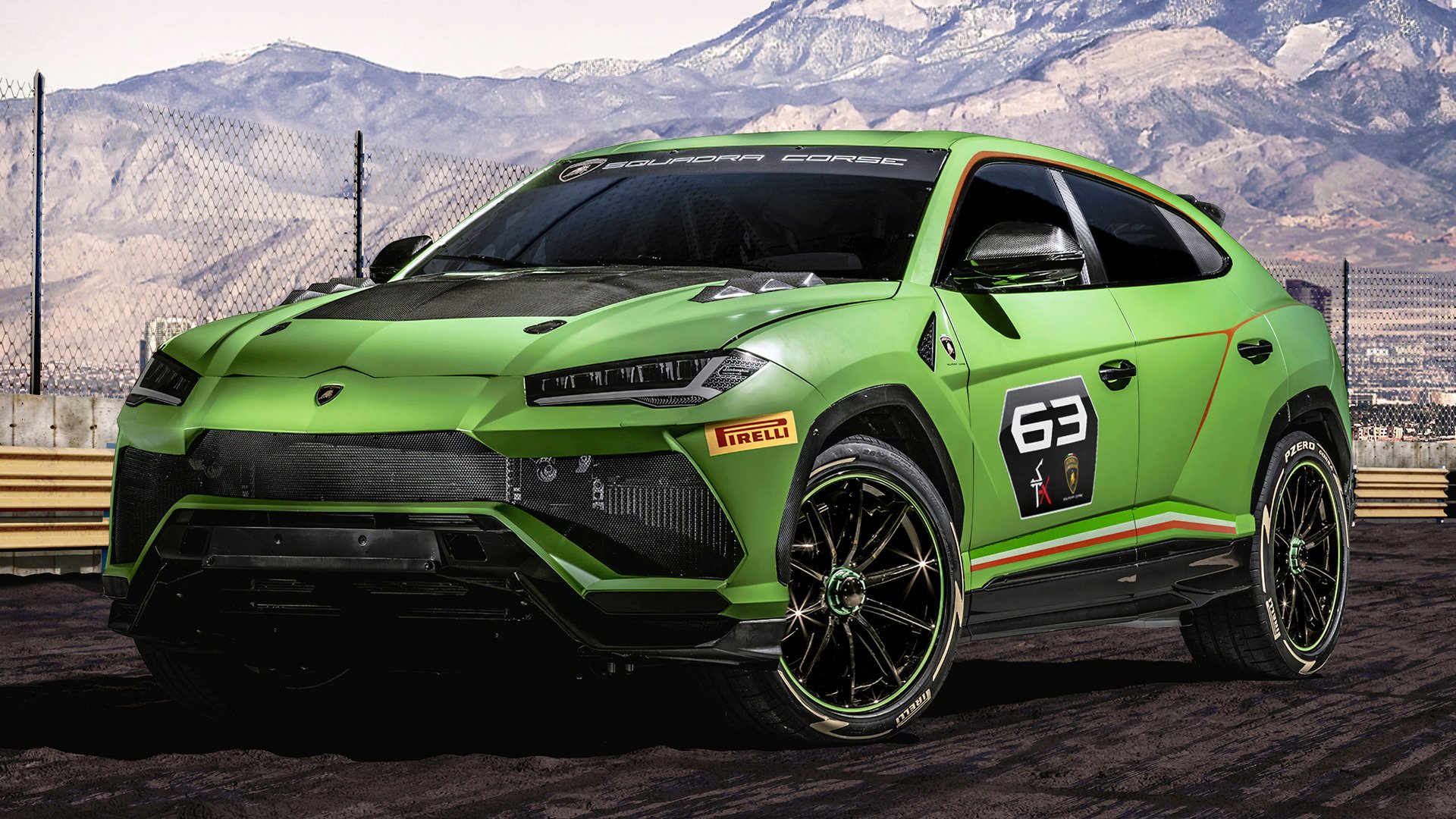 Download Car Green Car Race Car Concept Car Vehicle Lamborghini Urus St