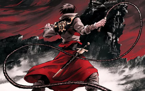Trevor Belmont Anime Castlevania HD Desktop Wallpaper | Background Image