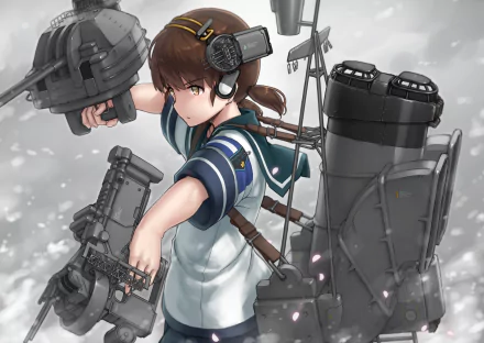 Shirayuki (Kancolle) Anime Kantai Collection HD Desktop Wallpaper | Background Image