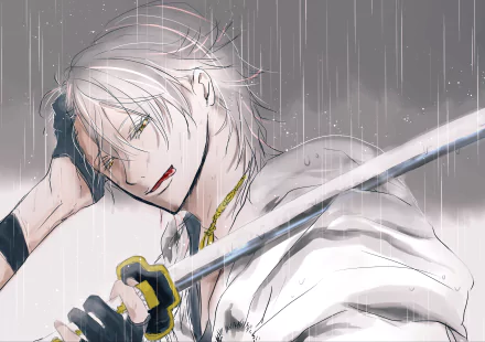 Tsurumaru Kuninaga Anime Touken Ranbu HD Desktop Wallpaper | Background Image