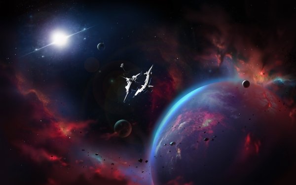 Sci Fi Astronaut Space Planet HD Wallpaper | Background Image