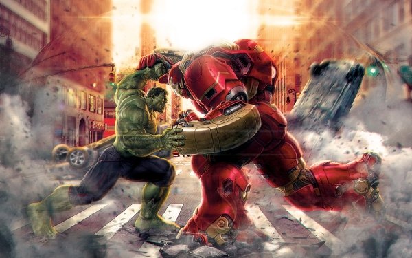 Películas Los vengadores: La era de Ultrón Los Vengadores Hulk Hulkbuster Iron Man Marvel Comics Armor Tony Stark Fondo de pantalla HD | Fondo de Escritorio