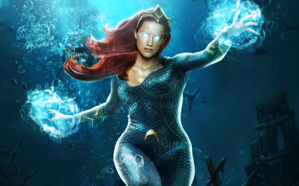 Movie Aquaman Mera Amber Heard HD Wallpaper | Background Image