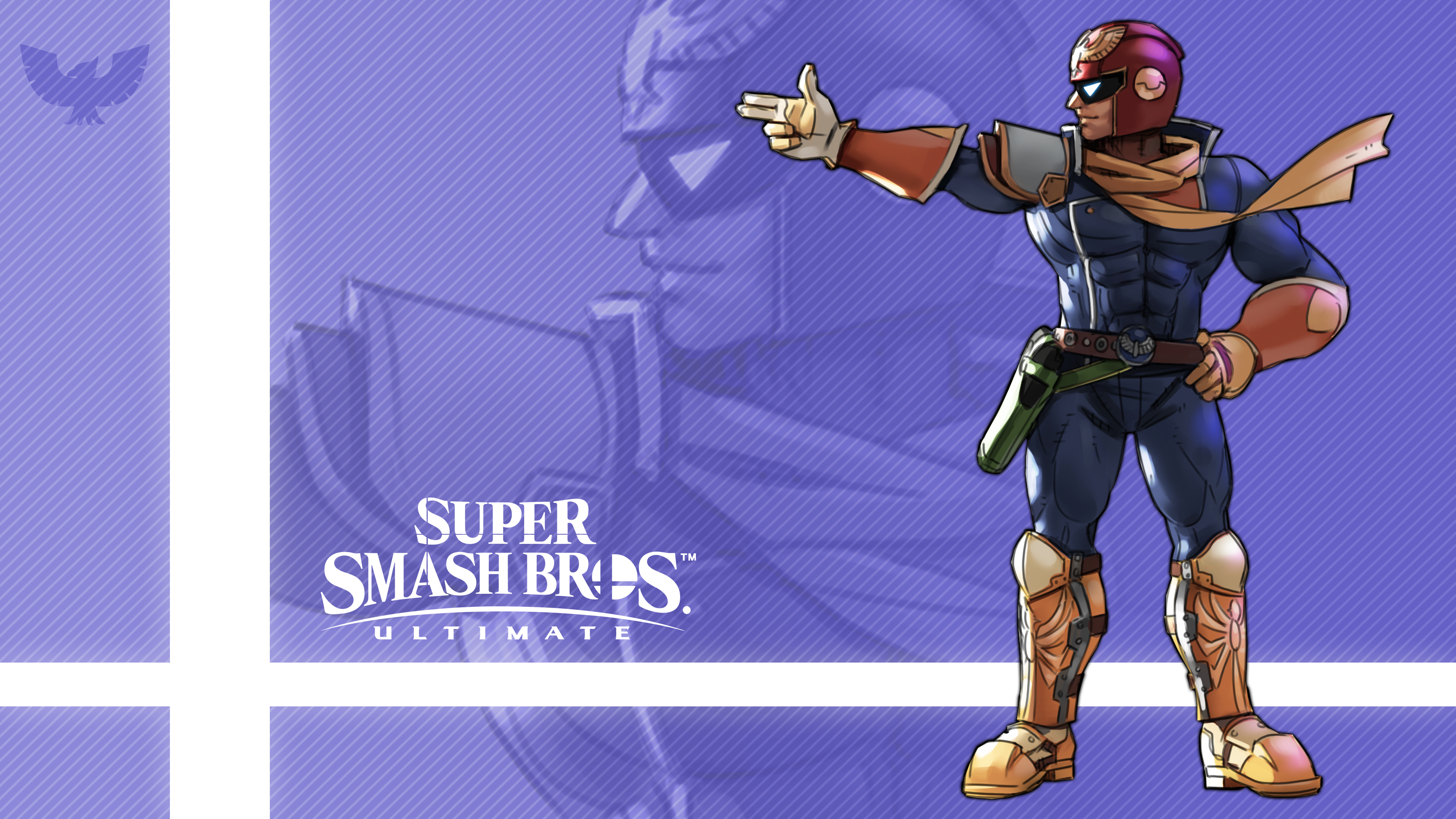 Captain Falcon In Super Smash Bros. Ultimate by Callum Nakajima