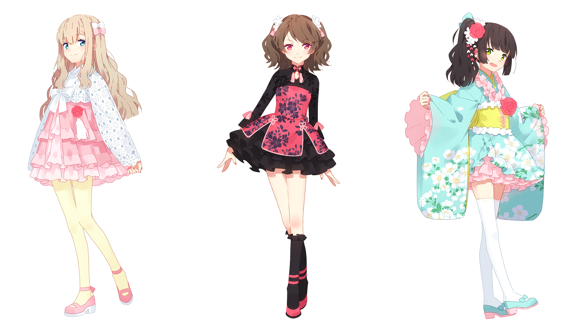 Download Kimono Anime Original HD Wallpaper by hakusai