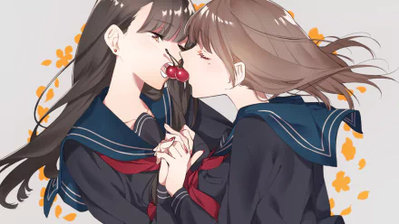 yuri Anime girl anime girl HD Desktop Wallpaper | Background Image
