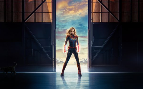 Film Captain Marvel Brie Larson Carol Danvers Marvel Comics Superhero Fond d'écran HD | Image