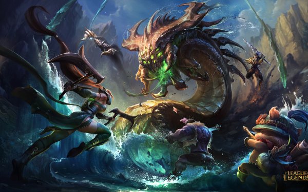 Video Game League Of Legends Akali Dr. Mundo Jayce Nocturne Teemo HD Wallpaper | Background Image