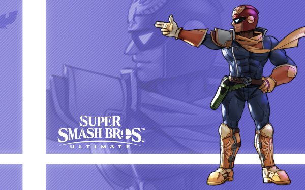 Video Game Super Smash Bros. Ultimate Super Smash Bros. Captain Falcon HD Wallpaper | Background Image