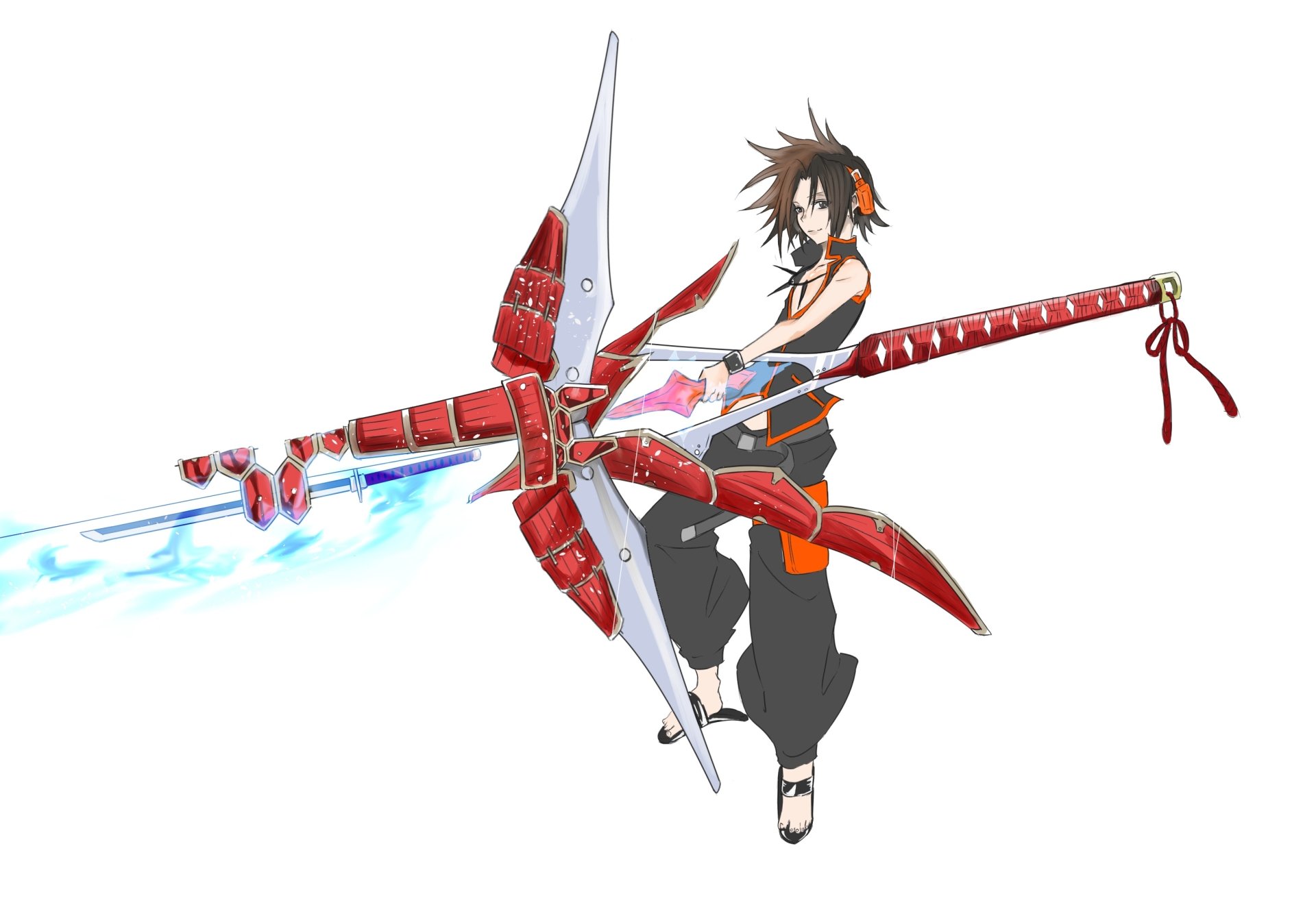 Download Yoh Asakura Anime Shaman King HD Wallpaper by リリィ