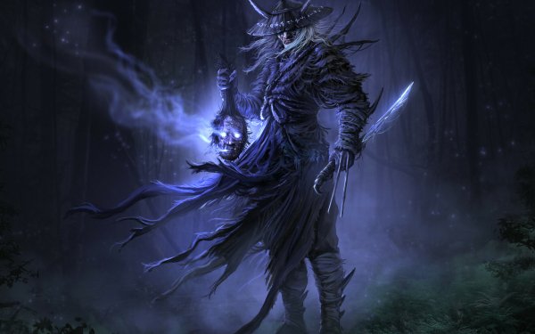 Fantasy Samurai Warrior Sword Dark HD Wallpaper | Background Image