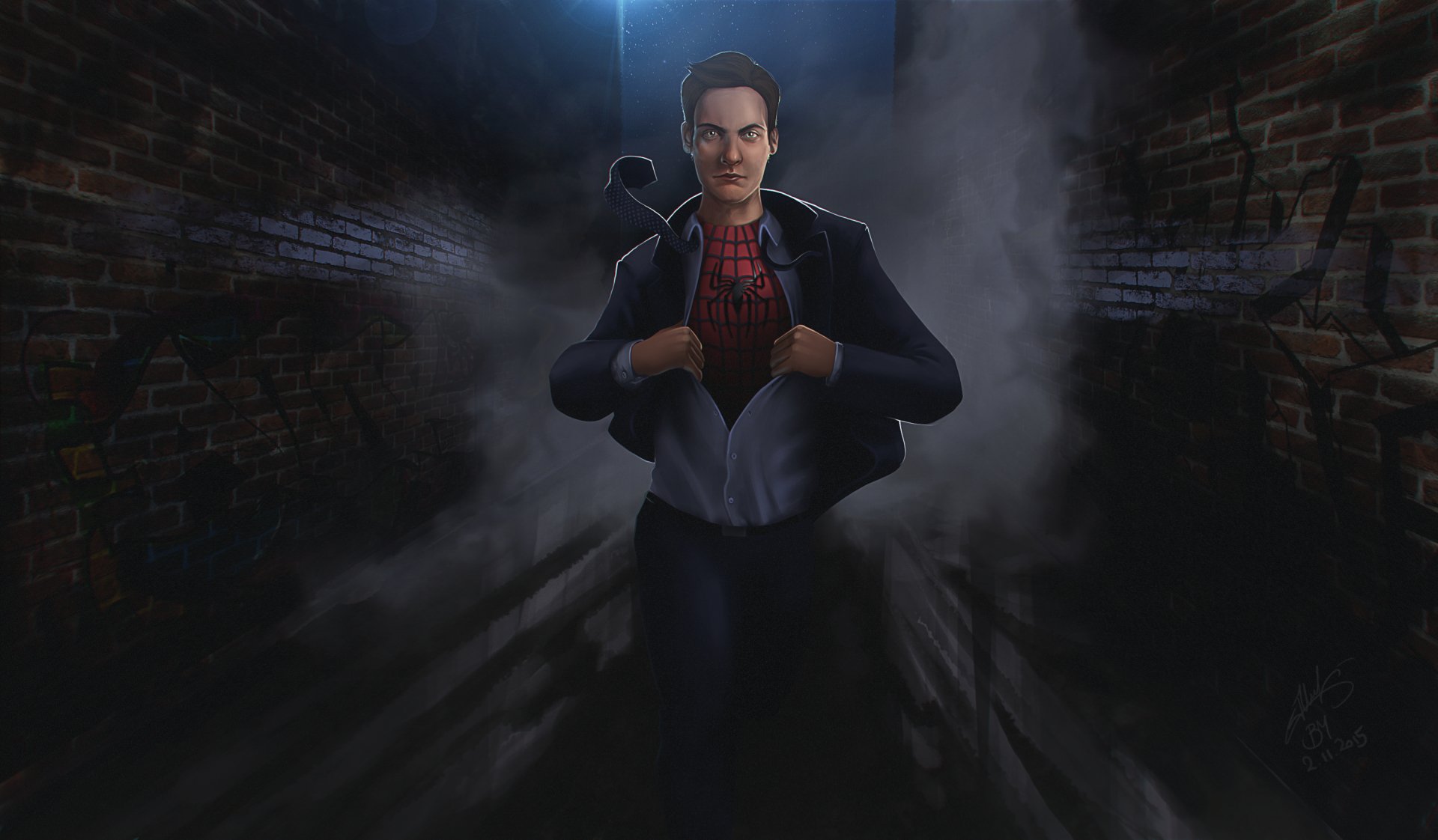 Download Tobey Maguire Spider Man Movie Spider-Man 2 HD Wallpaper