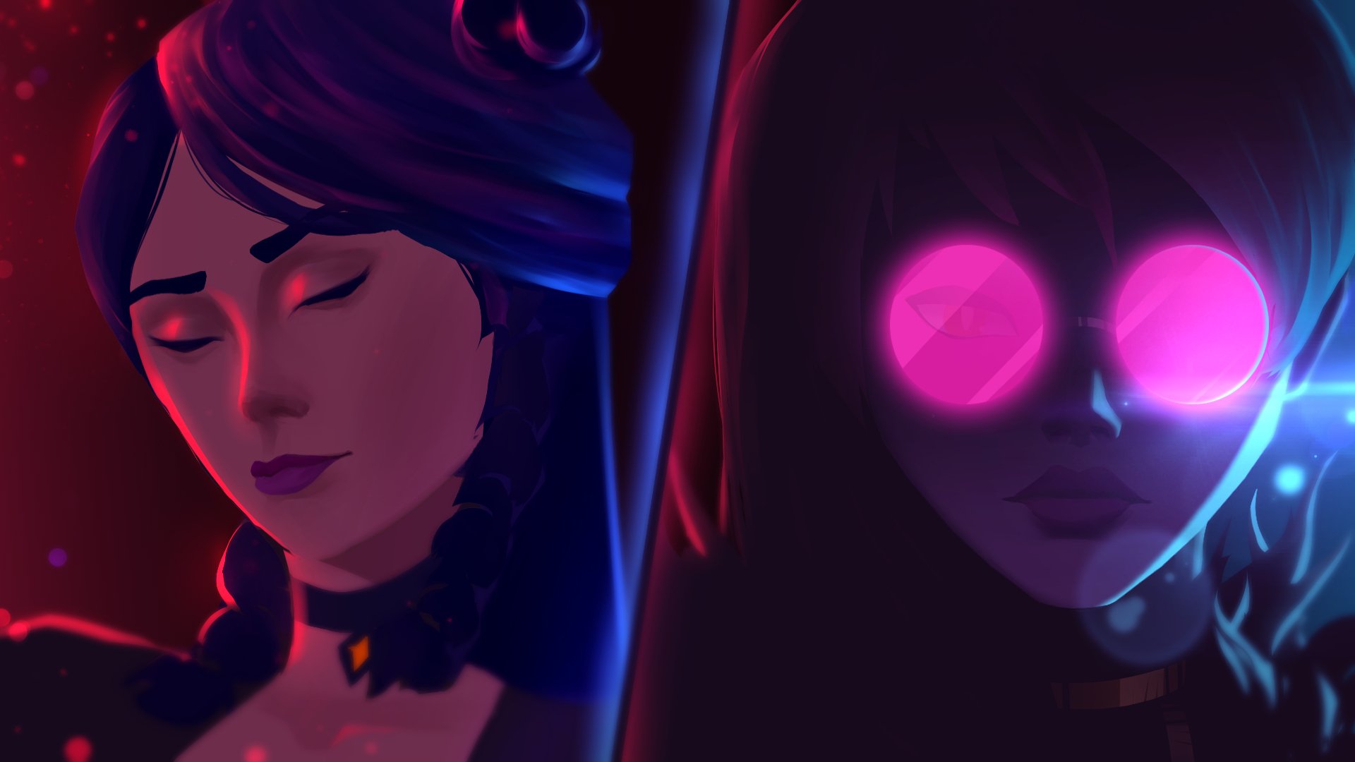 Download Evelynn (League Of Legends) Kai'Sa (League Of Legends) Video Game League Of Legends HD Wallpaper by MoonRhythm