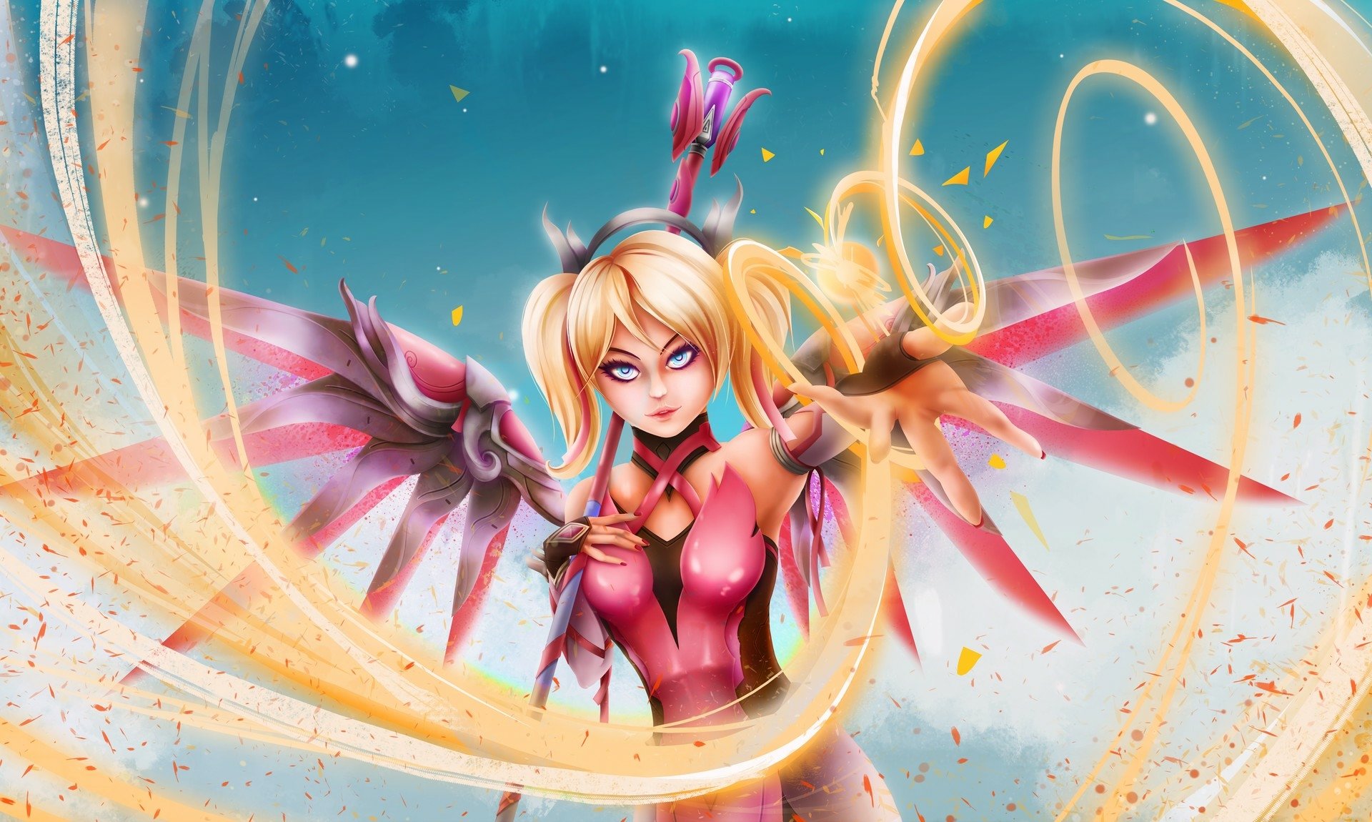 Download Mercy (Overwatch) Video Game Overwatch HD Wallpaper by Ihor Pankin