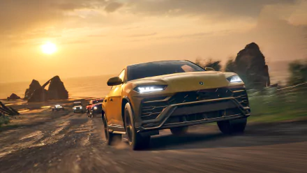 Lamborghini Urus video game Forza Horizon 4 HD Desktop Wallpaper | Background Image